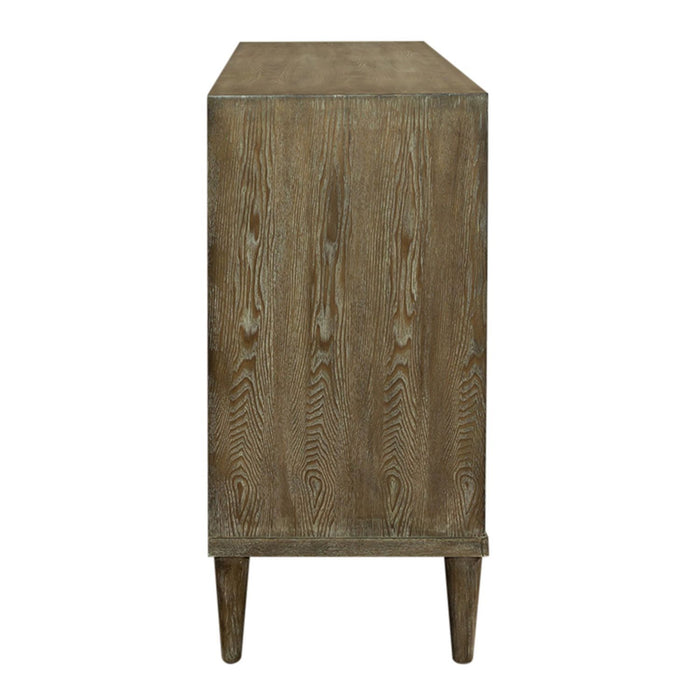 Devonshire - 4 Door Accent Cabinet - Driftwood – Accent Cabinets by Liberty Furniture at Furniture Wholesale Plus , Nashville furniture store