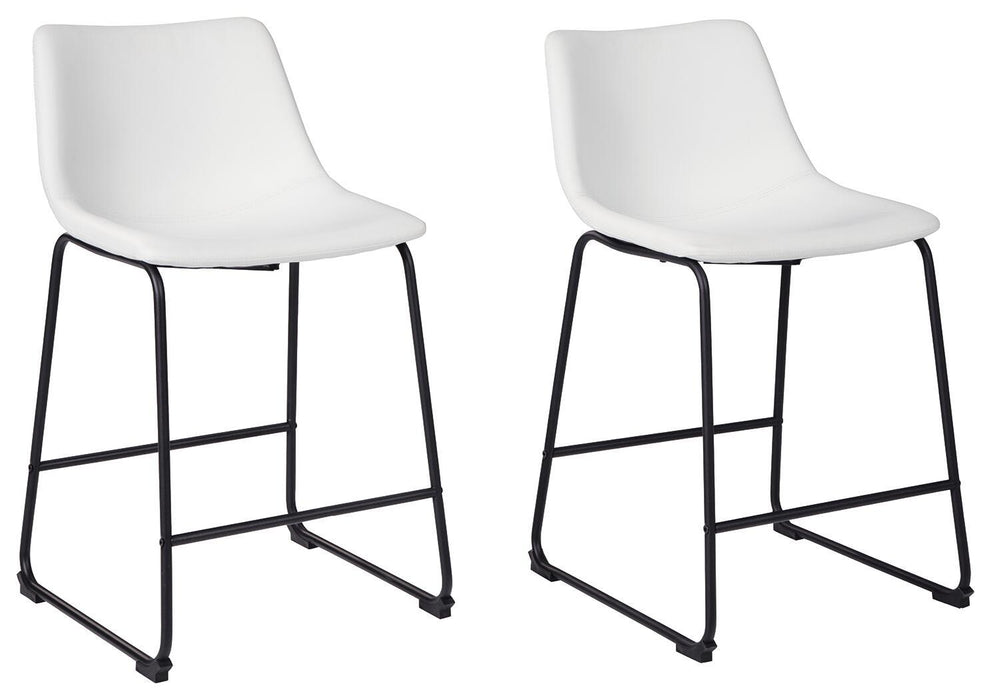 Centiar - Upholstered Barstool (Set of 2) – Stool Sets by Signature Design by Ashley® at Furniture Wholesale Plus , Nashville furniture store