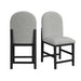 Portland - Round Back Counter Stool (Set of 2) - Black / Gray – Stool Sets by Elements International at Furniture Wholesale Plus , Nashville furniture store
