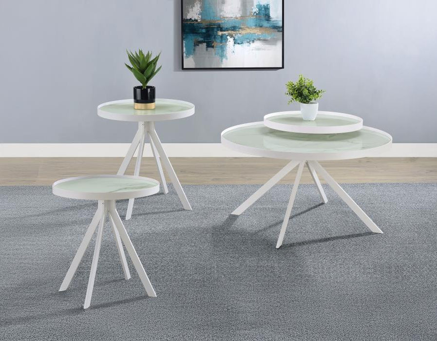 Briggs - Round Coffee And End Table Set – Table Sets by Coaster Fine Furniture at Furniture Wholesale Plus , Nashville furniture store
