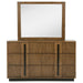 Terrace - 6-Drawer Dresser And Mirror - Ash Brown – Dresser & Mirror by Coaster Fine Furniture at Furniture Wholesale Plus , Nashville furniture store
