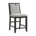 Elodie - Fabric Counter Chair (Set of 2) - Charcoal / Gray – Chair Sets by Elements International at Furniture Wholesale Plus , Nashville furniture store