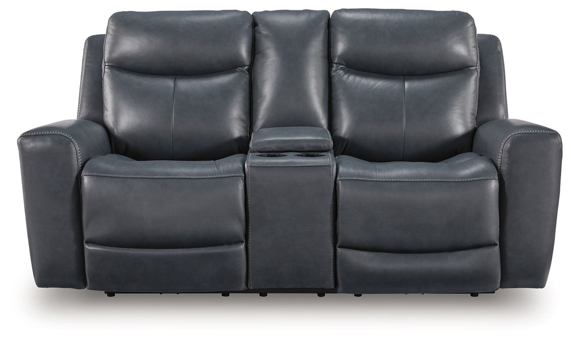 Next Move - Power Reclining Loveseat With Console / Adjustable Headrest – Reclining Loveseats by Signature Design by Ashley® at Furniture Wholesale Plus , Nashville furniture store