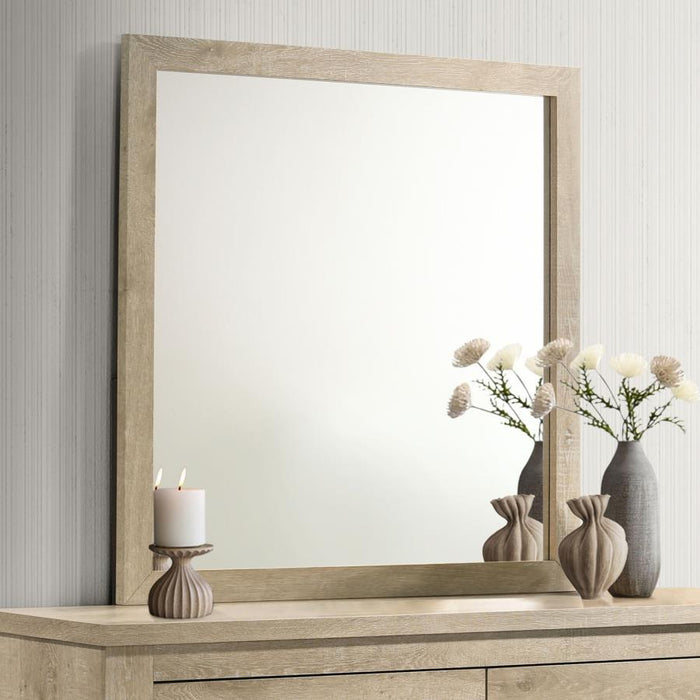 Oakglen - Dresser Mirror - Weathered Oak – Mirrors by Coaster Fine Furniture at Furniture Wholesale Plus , Nashville furniture store