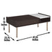 Carrie - Lift-Top Coffee Table - Brown – Coffee Tables by Steve Silver Furniture at Furniture Wholesale Plus , Nashville furniture store