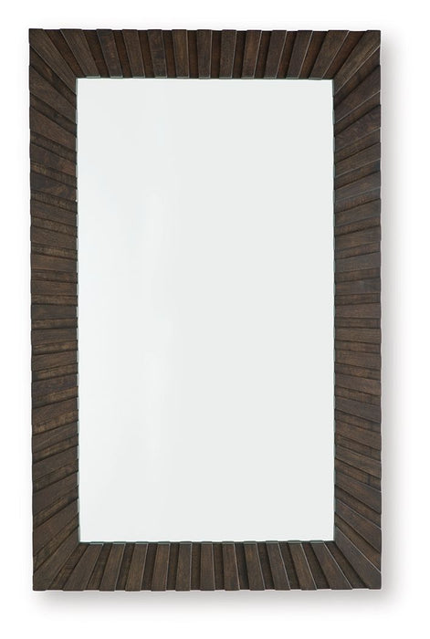 Advin - Accent Mirror - Dark Brown – Accent Mirrors by Signature Design by Ashley® at Furniture Wholesale Plus , Nashville furniture store