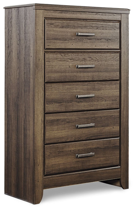 Juararo - Five Drawer Chest - Dark Brown – Accent Chests by Signature Design by Ashley® at Furniture Wholesale Plus , Nashville furniture store