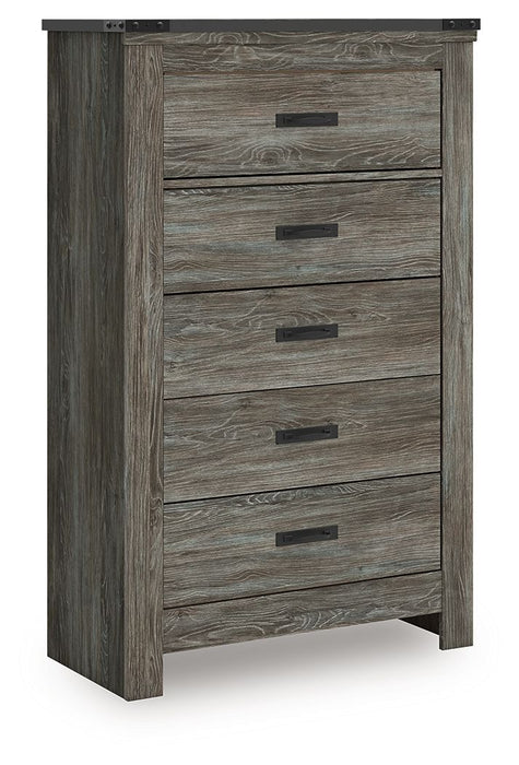 Frandern - Five Drawer Chest - Gray – Accent Chests by Signature Design by Ashley® at Furniture Wholesale Plus , Nashville furniture store