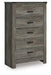 Frandern - Five Drawer Chest - Gray – Accent Chests by Signature Design by Ashley® at Furniture Wholesale Plus , Nashville furniture store
