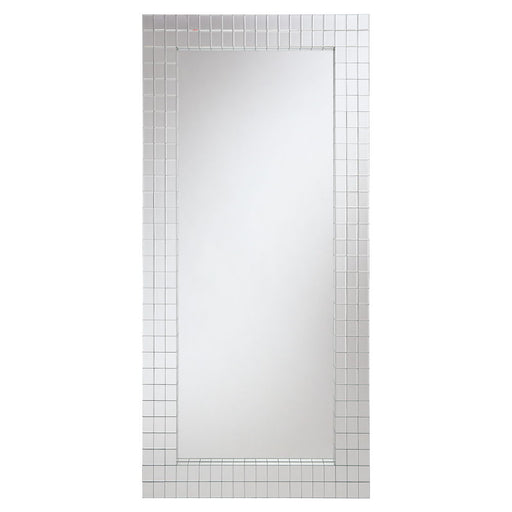 Dominic - Accent Mirror - Pearl Silver - Premium Floor Mirrors from ACME - Just $549! Shop now at Furniture Wholesale Plus  We are the best furniture store in Nashville, Hendersonville, Goodlettsville, Madison, Antioch, Mount Juliet, Lebanon, Gallatin, Springfield, Murfreesboro, Franklin, Brentwood