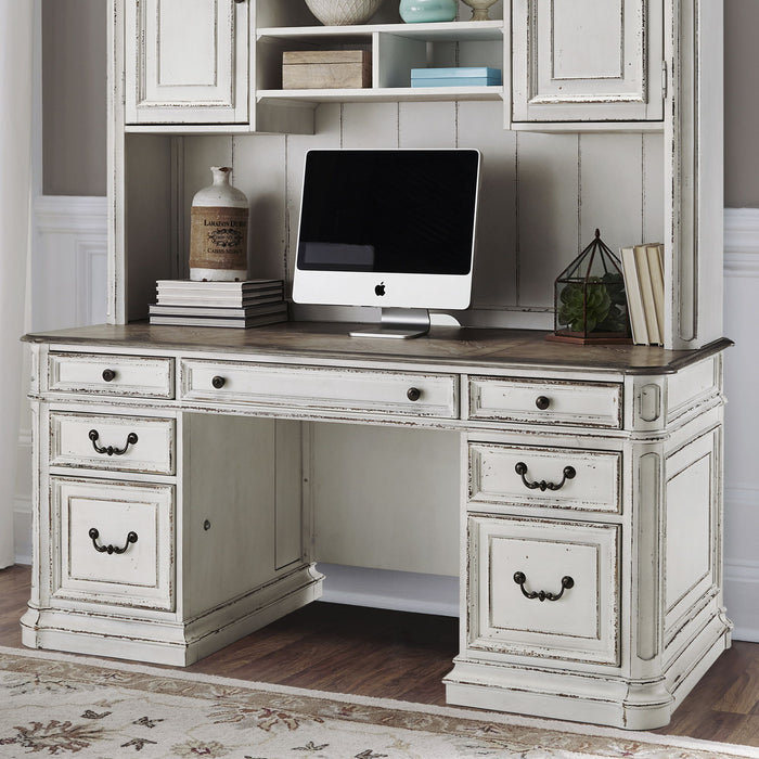 Magnolia Manor - Credenza – Credenzas & Hutches by Liberty Furniture at Furniture Wholesale Plus , Nashville furniture store