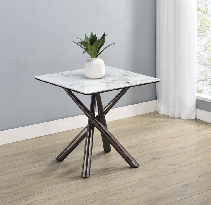 Carvell - Square Sintered Stone Table – End Tables by Coaster Fine Furniture at Furniture Wholesale Plus , Nashville furniture store