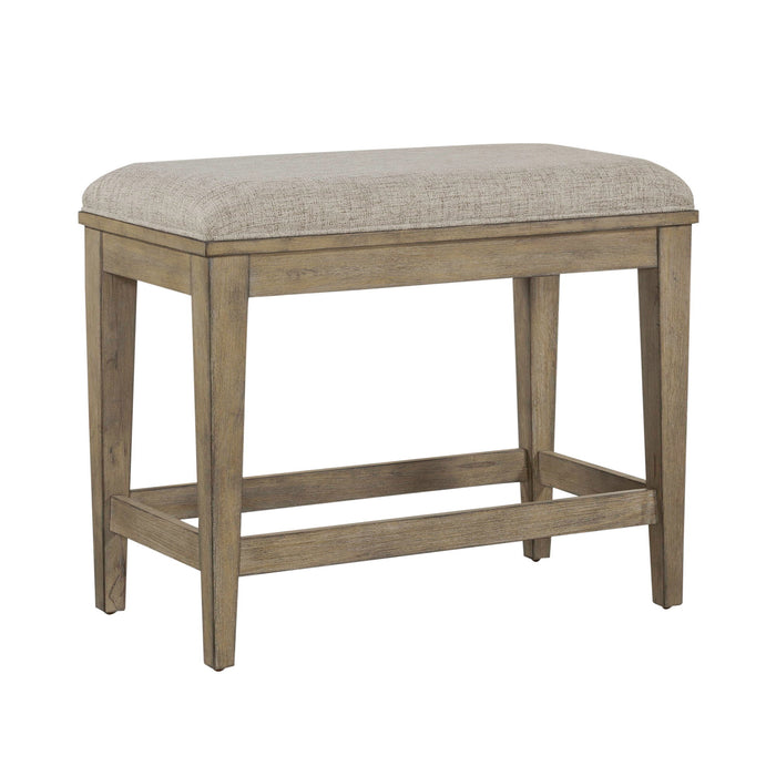 Devonshire - Console Stool - Weathered Sandstone – Counter Height (24"-27") by Liberty Furniture at Furniture Wholesale Plus , Nashville furniture store