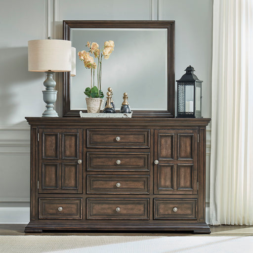 Big Valley - Dresser & Mirror – Dresser & Mirror by Liberty Furniture at Furniture Wholesale Plus , Nashville furniture store