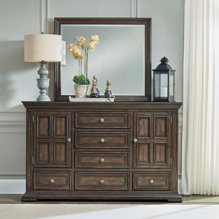 Big Valley - Dresser & Mirror – Dresser & Mirror by Liberty Furniture at Furniture Wholesale Plus , Nashville furniture store