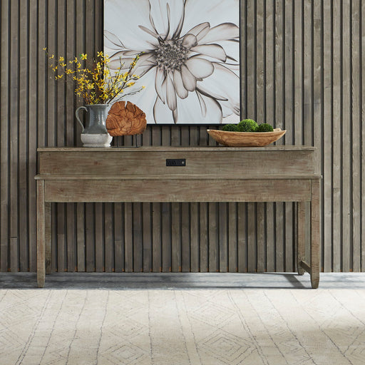 Parkland Falls - Console Bar Table - Weathered Taupe – Console Tables by Liberty Furniture at Furniture Wholesale Plus , Nashville furniture store
