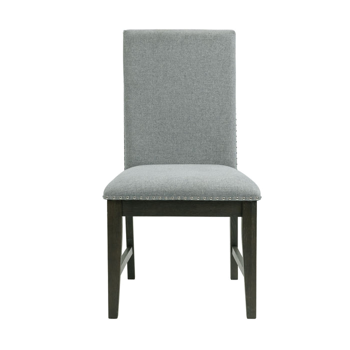 Donovan - Standard Height Side Chair (Set of 2) - Gray – Chair Sets by Elements International at Furniture Wholesale Plus , Nashville furniture store