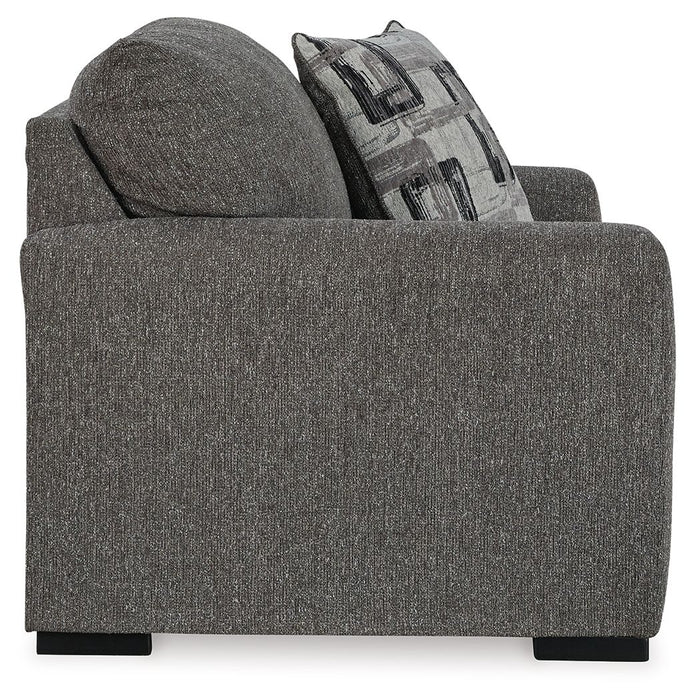 Gardiner - 2 Pc. - Chair And A Half, Ottoman - Pewter – Stationary Chair & Ottoman by Signature Design by Ashley® at Furniture Wholesale Plus , Nashville furniture store