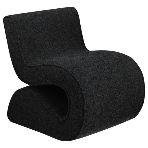 Ronea - Boucle Upholstered Armless Curved Chair – Armless Chairs by Coaster Fine Furniture at Furniture Wholesale Plus , Nashville furniture store