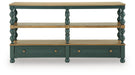 Finnworth - Console Sofa Table - Blue / Brown – Console Tables by Signature Design by Ashley® at Furniture Wholesale Plus , Nashville furniture store