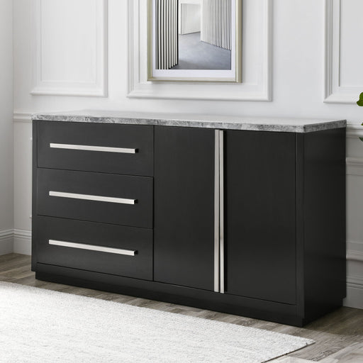 Camila - Gray Marble Top Server - Dark Gray - Premium Servers from Steve Silver Furniture - Just $1419! Shop now at Furniture Wholesale Plus  We are the best furniture store in Nashville, Hendersonville, Goodlettsville, Madison, Antioch, Mount Juliet, Lebanon, Gallatin, Springfield, Murfreesboro, Franklin, Brentwood