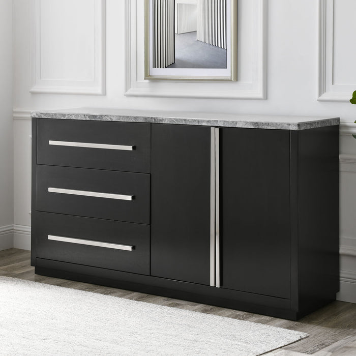 Camila - Gray Marble Top Server - Dark Gray - Premium Servers from Steve Silver Furniture - Just $1419! Shop now at Furniture Wholesale Plus  We are the best furniture store in Nashville, Hendersonville, Goodlettsville, Madison, Antioch, Mount Juliet, Lebanon, Gallatin, Springfield, Murfreesboro, Franklin, Brentwood