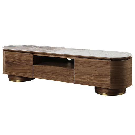 Willene - TV Stand With Ceramic Top - Dark Brown - Premium TV Stands from ACME - Just $1189! Shop now at Furniture Wholesale Plus  We are the best furniture store in Nashville, Hendersonville, Goodlettsville, Madison, Antioch, Mount Juliet, Lebanon, Gallatin, Springfield, Murfreesboro, Franklin, Brentwood