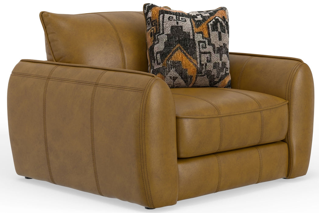 Corvara - Top Grain Italian Leather Match Chair & 1/2 - Caramel - Premium Arm Chairs from Jackson - Just $1149! Shop now at Furniture Wholesale Plus  We are the best furniture store in Nashville, Hendersonville, Goodlettsville, Madison, Antioch, Mount Juliet, Lebanon, Gallatin, Springfield, Murfreesboro, Franklin, Brentwood