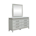 Reflections - 6 Drawer Dresser With Lights – Dresser & Mirror by Liberty Furniture at Furniture Wholesale Plus , Nashville furniture store