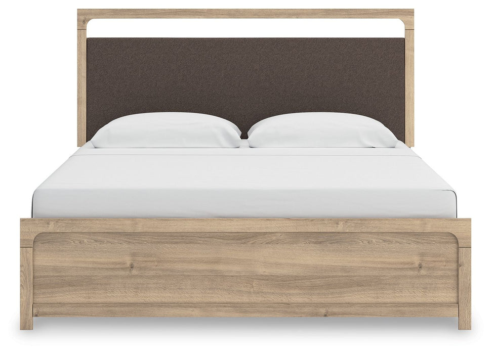 Kinlanni - Upholstered Panel Bed – Panel Beds by Signature Design by Ashley® at Furniture Wholesale Plus , Nashville furniture store
