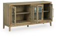 Lasinger - Dining Room Server - Light Brown – Servers by Signature Design by Ashley® at Furniture Wholesale Plus , Nashville furniture store