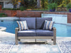 Half Moon Beach - Loveseat With Cushion - Blue / Gray – Loveseats by Signature Design by Ashley® at Furniture Wholesale Plus , Nashville furniture store