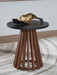 Kallari - Round End Table - Warm Brown / Black – End Tables by Signature Design by Ashley® at Furniture Wholesale Plus , Nashville furniture store