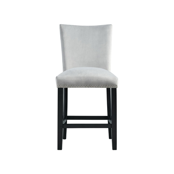 Francesca - Velvet Counter Height Chair (Set of 2) – Chair Sets by Elements International at Furniture Wholesale Plus , Nashville furniture store