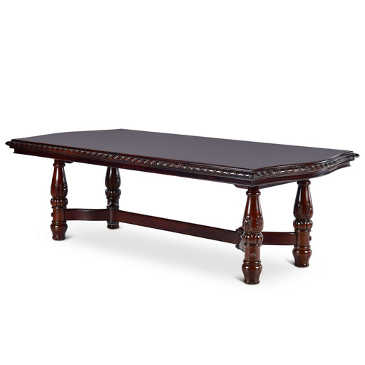 Antoinette - Ped Table With Leaf - Dark Brown - Premium Dining Tables with Extensions from Steve Silver Furniture - Just $1569! Shop now at Furniture Wholesale Plus  We are the best furniture store in Nashville, Hendersonville, Goodlettsville, Madison, Antioch, Mount Juliet, Lebanon, Gallatin, Springfield, Murfreesboro, Franklin, Brentwood