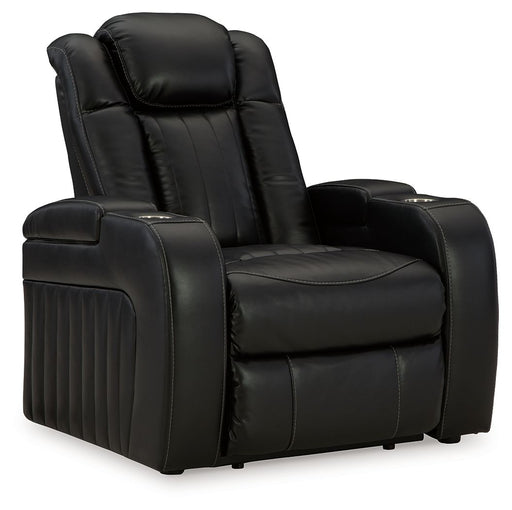 Caveman Den - Power Recliner/ Adj Headrest - Midnight – Reclining Chairs by Signature Design by Ashley® at Furniture Wholesale Plus , Nashville furniture store