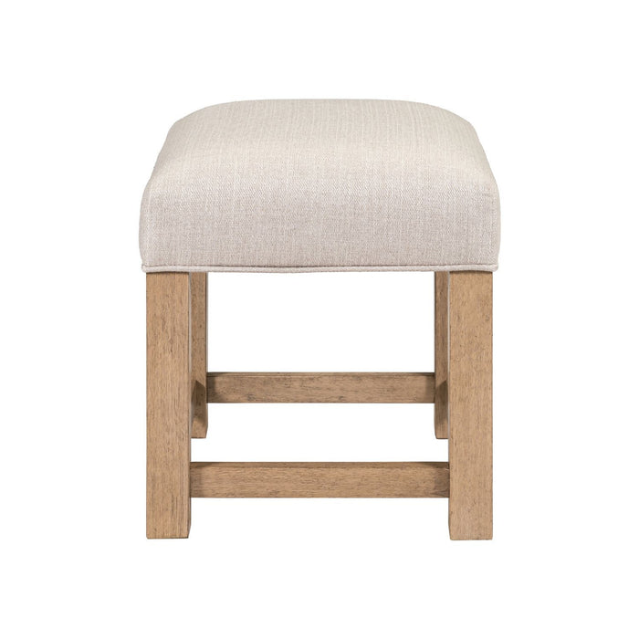 Corso - Upholstered Console Stool - Natural & Concrete – Counter Height (24"-27") by Liberty Furniture at Furniture Wholesale Plus , Nashville furniture store