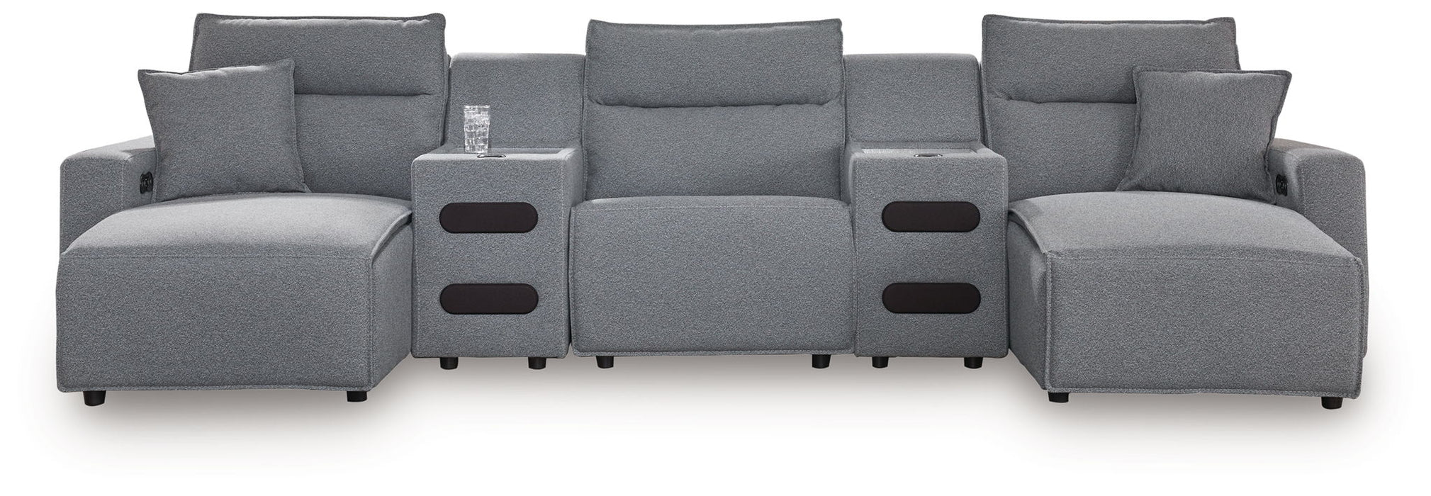 ModMax II - Salt And Pepper - Reclining Sectional – Reclining Sectionals by Signature Design by Ashley® at Furniture Wholesale Plus , Nashville furniture store
