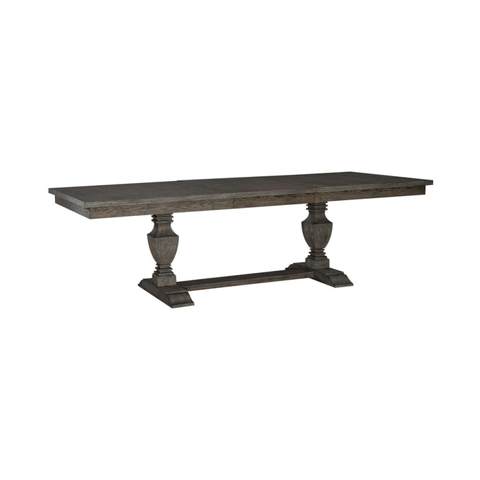 Westfield - Trestle Table - Havana Brown – Dining Tables by Liberty Furniture at Furniture Wholesale Plus , Nashville furniture store