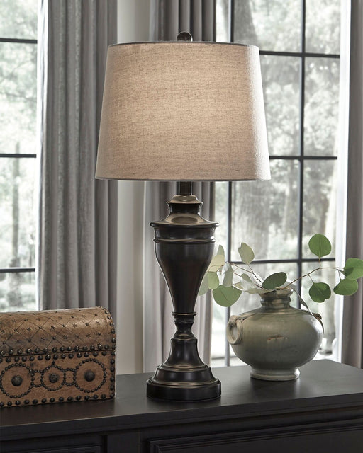 Darlita - Table Lamp (Set of 2) - Premium Table Lamps from Signature Design by Ashley® - Just $118! Shop now at Furniture Wholesale Plus  We are the best furniture store in Nashville, Hendersonville, Goodlettsville, Madison, Antioch, Mount Juliet, Lebanon, Gallatin, Springfield, Murfreesboro, Franklin, Brentwood