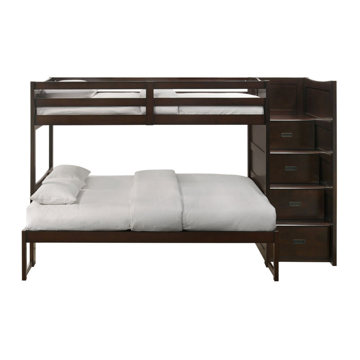 Sami - Step Bunk With Right Headboard – Bunk Beds by Elements International at Furniture Wholesale Plus , Nashville furniture store