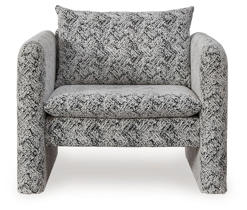 Kenbell - Accent Chair - Black / White – Accent Chairs by Signature Design by Ashley® at Furniture Wholesale Plus , Nashville furniture store