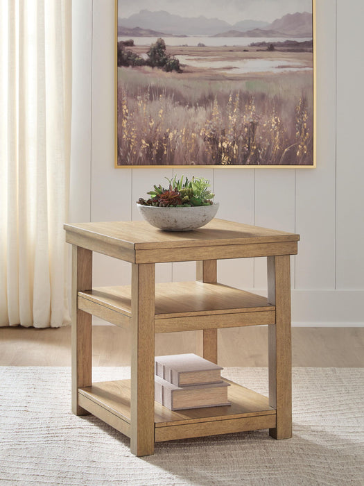 Wittenmyer - Rectangular End Table - Natural / Black – End Tables by Signature Design by Ashley® at Furniture Wholesale Plus , Nashville furniture store