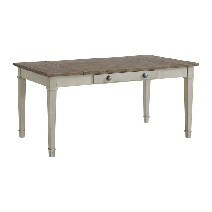 Farmington - Rectangular Dining Table - Medium Brown And Washed Stone – Dining Tables by Elements International at Furniture Wholesale Plus , Nashville furniture store