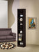 Eliam - 8-Shelf Bookcase - Cappuccino - Premium Standard Bookcases from CoasterEveryday - Just $139! Shop now at Furniture Wholesale Plus  We are the best furniture store in Nashville, Hendersonville, Goodlettsville, Madison, Antioch, Mount Juliet, Lebanon, Gallatin, Springfield, Murfreesboro, Franklin, Brentwood