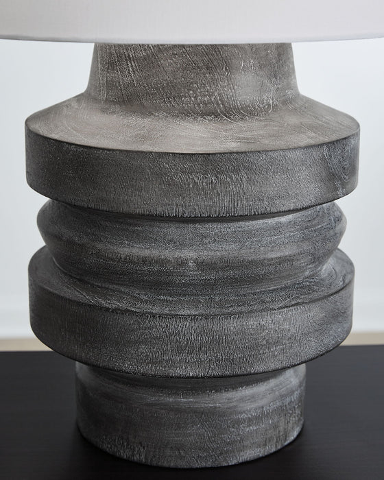 Wahida - Poly Table Lamp - Distressed Black – Table Lamps by Signature Design by Ashley® at Furniture Wholesale Plus , Nashville furniture store