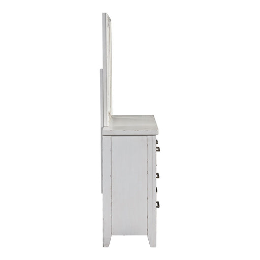 Backroads - Dresser & Mirror - Weathered White – Dresser & Mirror by Liberty Furniture at Furniture Wholesale Plus , Nashville furniture store