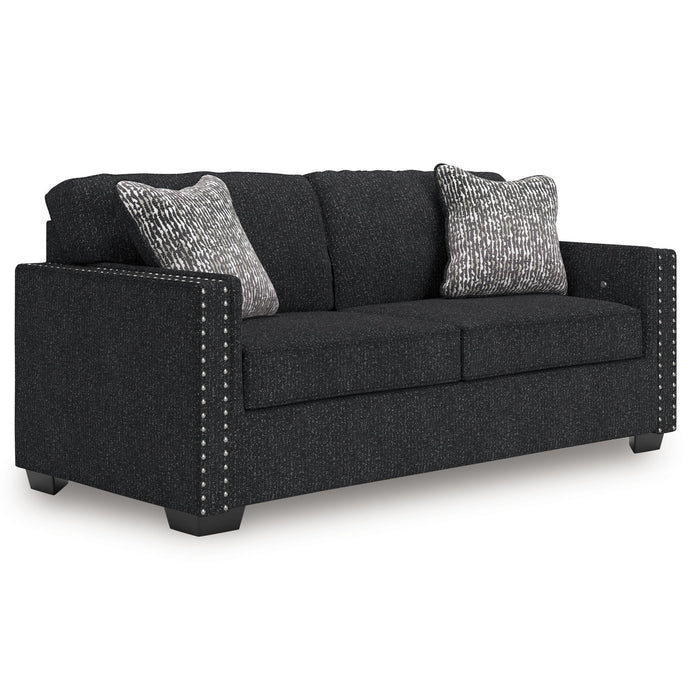 Jasmine Peaks - Sofa - Coal – Stationary Sofas by Benchcraft® at Furniture Wholesale Plus , Nashville furniture store