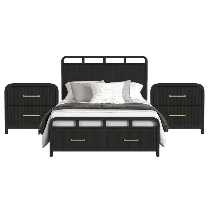 Ridgemont - Storage Bedroom Set – 3 Piece Bedroom Sets by Elements International at Furniture Wholesale Plus , Nashville furniture store