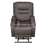 Brisbane - Power Lift Chair - Dark Gray – Lift Chairs by Steve Silver Furniture at Furniture Wholesale Plus , Nashville furniture store
